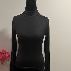 Workshop Republic Clothing Black Long Sleeve Top